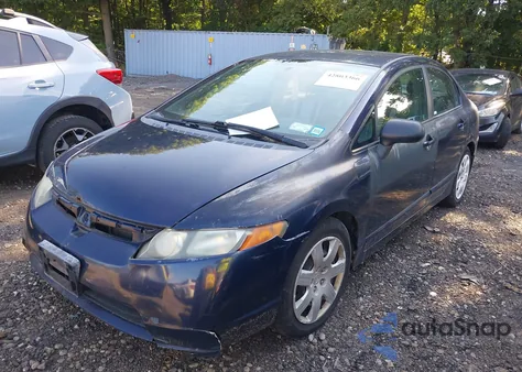 2006 Honda Civic Lx из США, поврежденный, VIN 1HGFA16506L008091